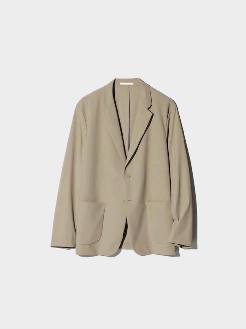 UNIQLO Men’s Ultra Stretch Jacket / Blazer – Beige – Size L